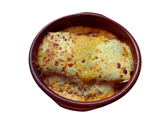 Vegetarische lasagne met ragoût van champignons
